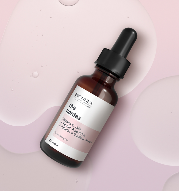 فيتامين سي 15٪ + حمض الفيروليك 0.5٪ + مصل بردوك