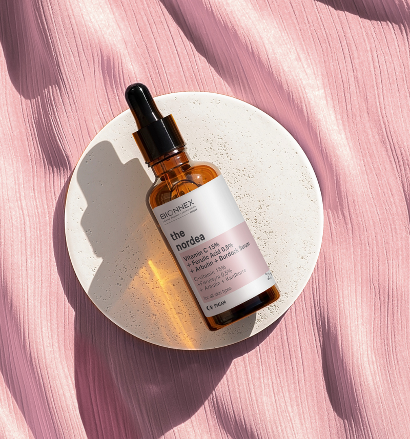 فيتامين سي 15٪ + حمض الفيروليك 0.5٪ + مصل بردوك