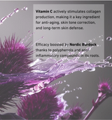 فيتامين سي 15٪ + حمض الفيروليك 0.5٪ + مصل بردوك