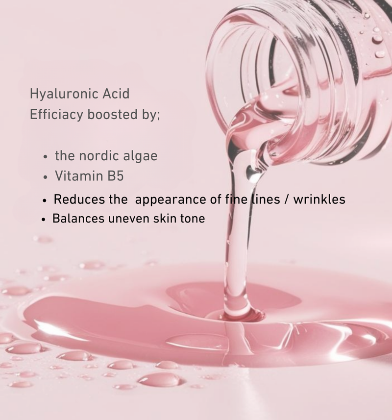 حمض الهيالورونيك 2٪ + طحالب القطب الشمالي + مصل B5